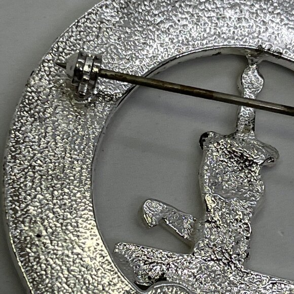 Vintage Pewter Per Ardua 'Through Difficulty' Scottish Irish Clan Pin Ren Fair - Picture 10 of 12